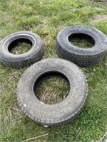 3 tires- 2 Michelin p26570r16 and 1 Firestone