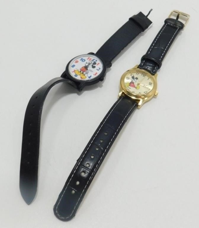 2 Mickey Mouse Watches