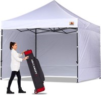Pop up Canopy Tent with Sidewalls 10x10, White