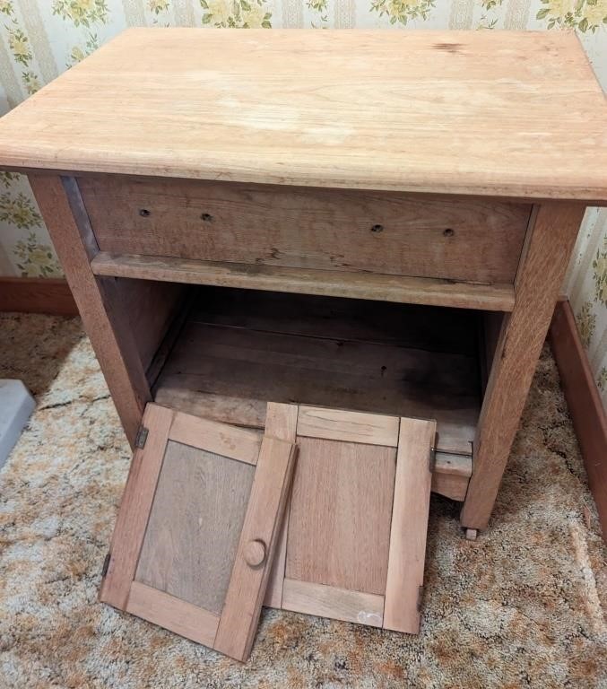 OLD WOOD PANTRY TABLE
