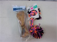 Dog Rope Toy & Half Hambone Chews - NEW