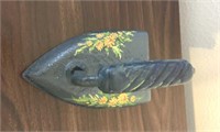 Vintage Hand Painted Metal Iron