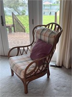 Lane Co. Venture  Rattan Chair with Cushion