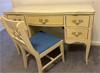 French Provincial Style Desk And Chair