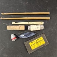 Collection of vintage crafting tools