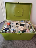 Vintage Plastic Sewing Box