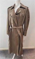 Ladies London Fog Brown Lined Coat Size 12