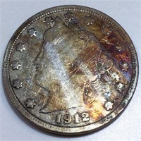 1912-S Liberty V Nickel Rare Date