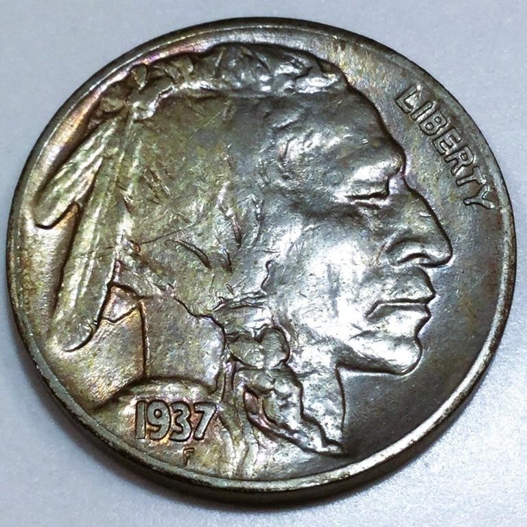 1937-S Buffalo Nickel Very High Grade
