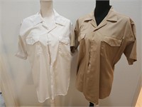 Lot Of Navy Clothes (military) - White And Khaki