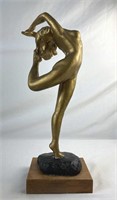 Vintage 1964 Ceramic Nude Dancer