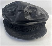 Henschel Black Leather Hat