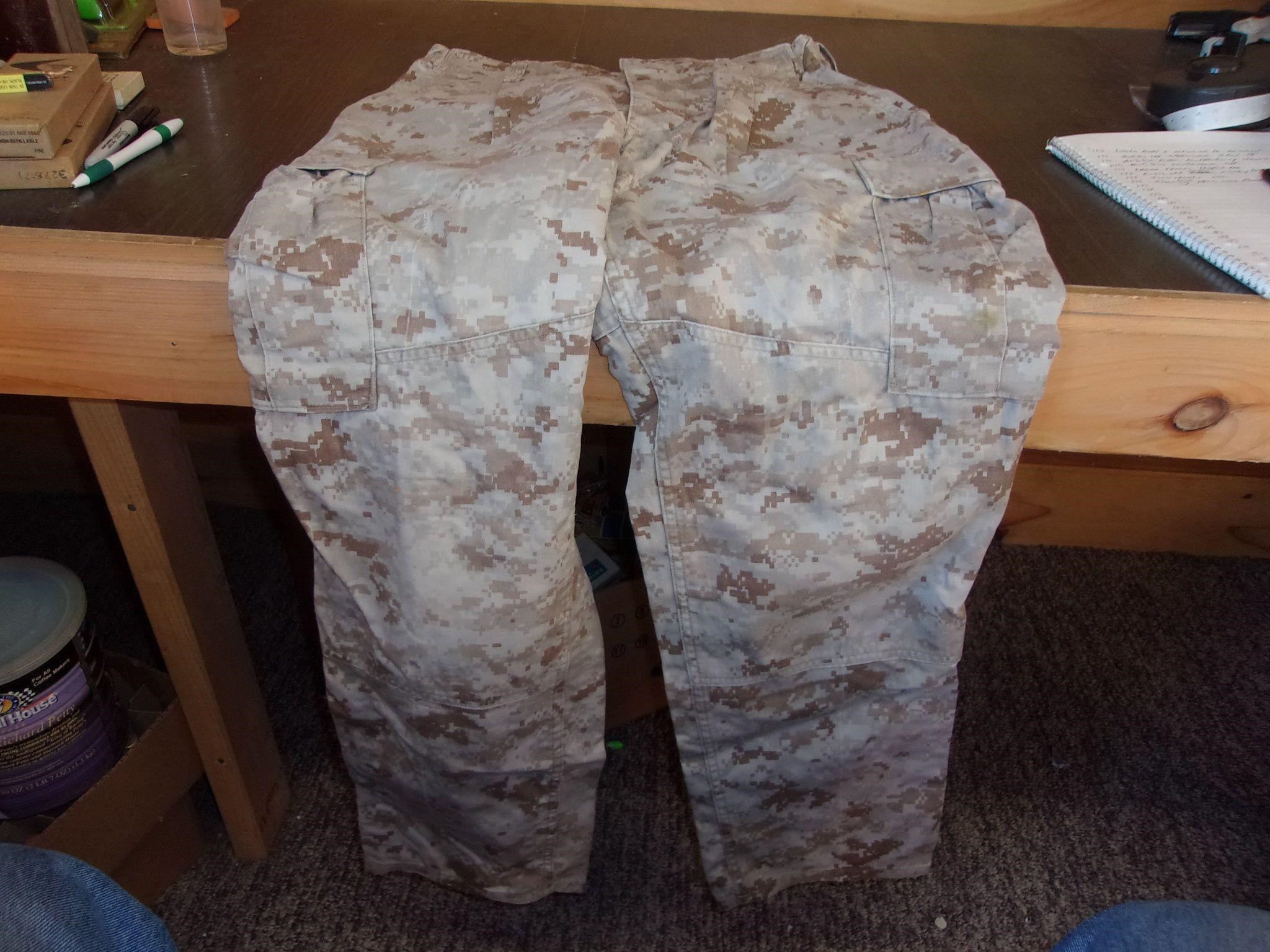 ladies desert military pant small size