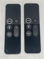Lot Of 2 Apple Tv Intelligent Remotes