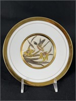 Vintage 24k Gold Japanese Porcelain Plate