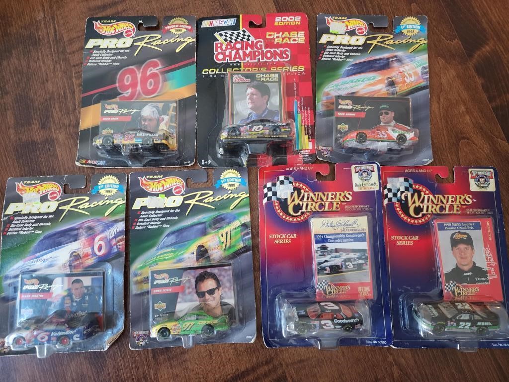 Lot Of 7 New Vintage Racing Toy Cars