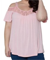 NEW SySea Women's Lace Stitching Top - 4X