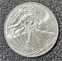 2009   .999 1oz Silver Eagle $1 Dollar Coin