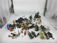 Plusieurs figurines vintages dont Star Wars, Gi