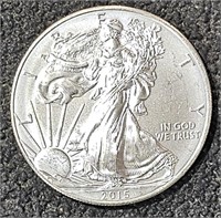 2015  .999 1oz Silver Eagle $1 Dollar Coin