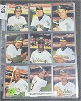1995 Oakland Athletics Mother's Cookie Card Set