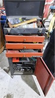 Test Rite Rolling Tool Cabinet W/ Top Tool Box Ful
