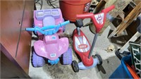 Kids Power Wheel Ride Toy & Radio Flyer Scooter