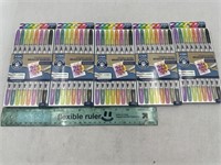NEW Lot of 5-8ct Art Skills Double Ended Brush