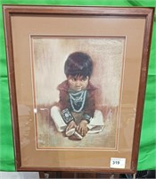Matted & Framed  Copy of Art  Martin 1982 Young