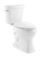 White Elongated Chair Height 2-piece Toilet