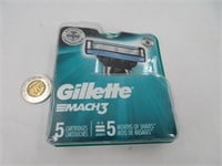 Pack de 5 lames Gillette Mach 3
