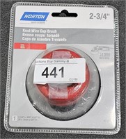Norton Knot Wire Cup Brush 2 3/4"