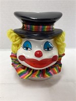 A Gift Corp Ceramic Clown Head Bank