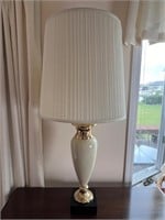 Tall vintage ivory lamp