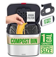 Eparé Compost Bin Kitchen Countertop - (white)