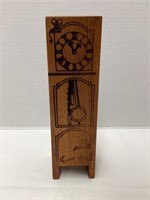 Hickory, Dickory, Dock Wood Coin Bank