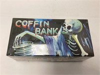 Sealed Mechanical Wind-up Coffin Bank