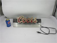 Affiche lumineuse COORS