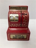 Red Buddy L Easy Saver Three Coin Register Bank