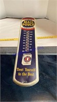 Mail Pouch thermometer, from Norm’s Place,