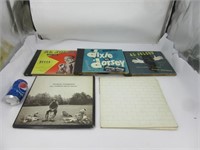 Album de disques vinyles 78t + 33T de George
