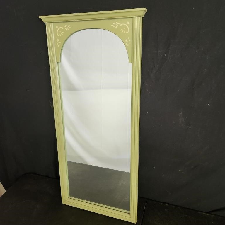 Green-framed Mirror