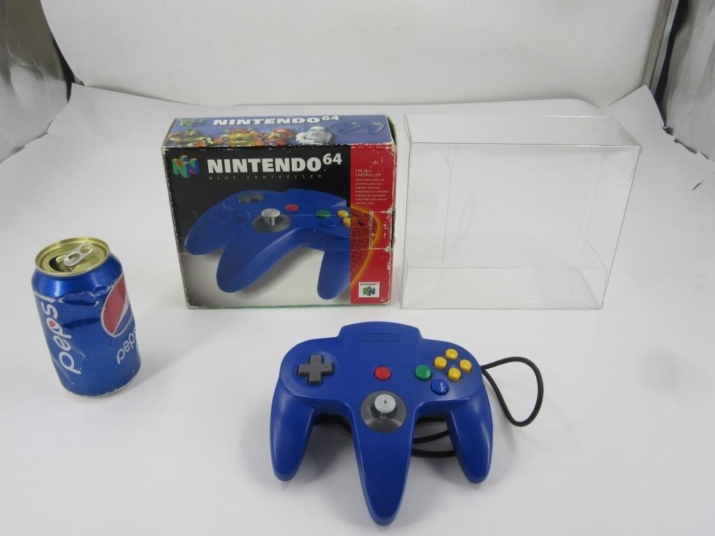 Manette pour Nintendo 64 avec boite d'origine