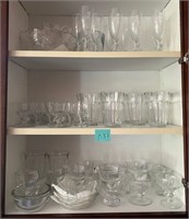 L - MIXED LOT OF GLASSWARE (K37)