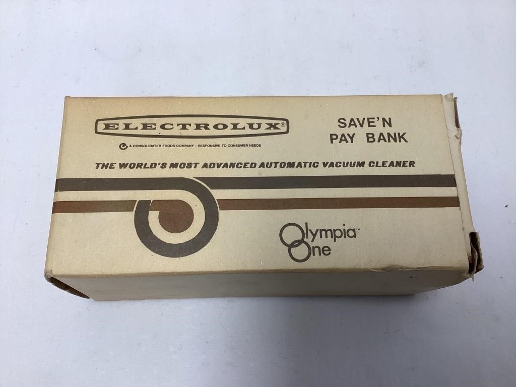 Electrolux Vacuum Cleaner Coin Bank in Box