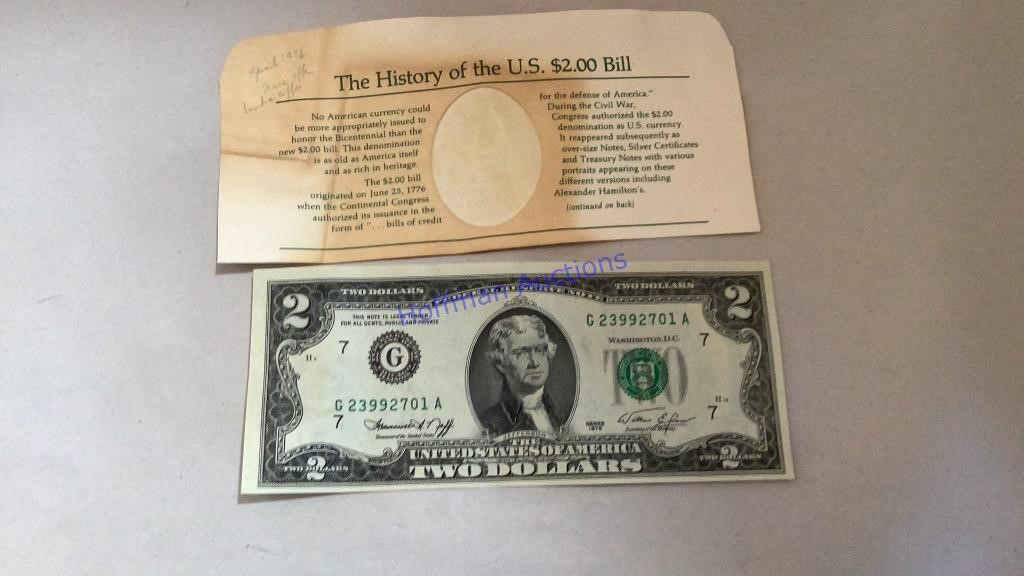 1976 $2.00 bill