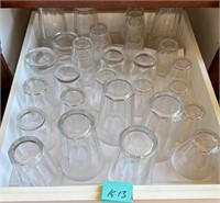 L - MIXED LOT OF GLASSWARE (K13)