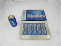 15 balles de GOLF neuves Titanium