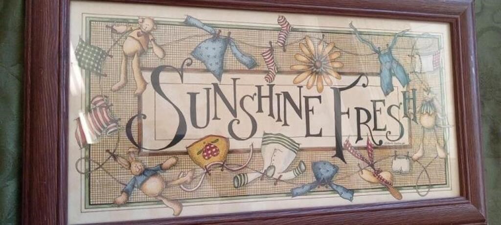 Sunshine Fresh Picture in Frame
