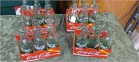 4 Sets of Coca Cola Bottles